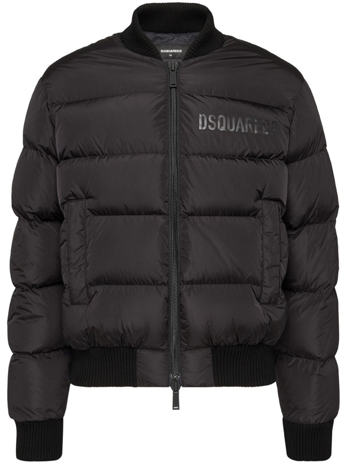 Dsquared2 Giubbotto Nero Uomo Bomber 1