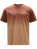 Jwanderson Men's Brown T-shirt with Gradient Effect 4