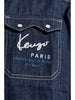 Kenzo Men's Blue Shirt Denim Logo Pocket 4