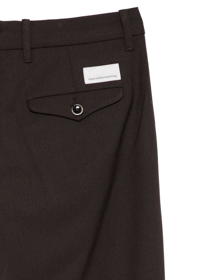 Nine In The Morning Pantalone Marrone Donna 3