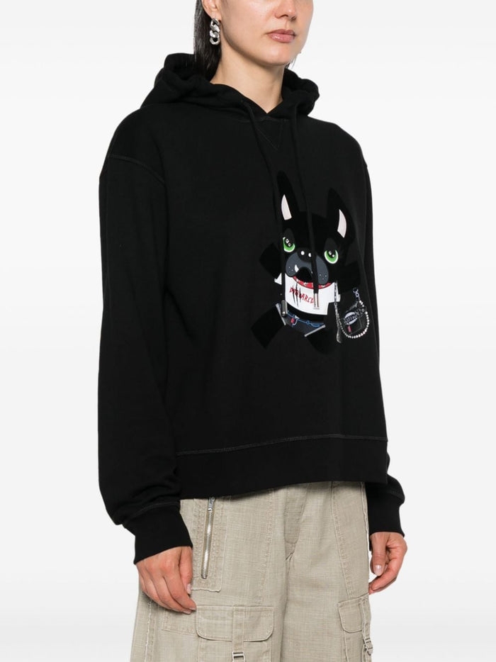 Dsquared2 French Bulldog Women's Black Sweatshirt 2