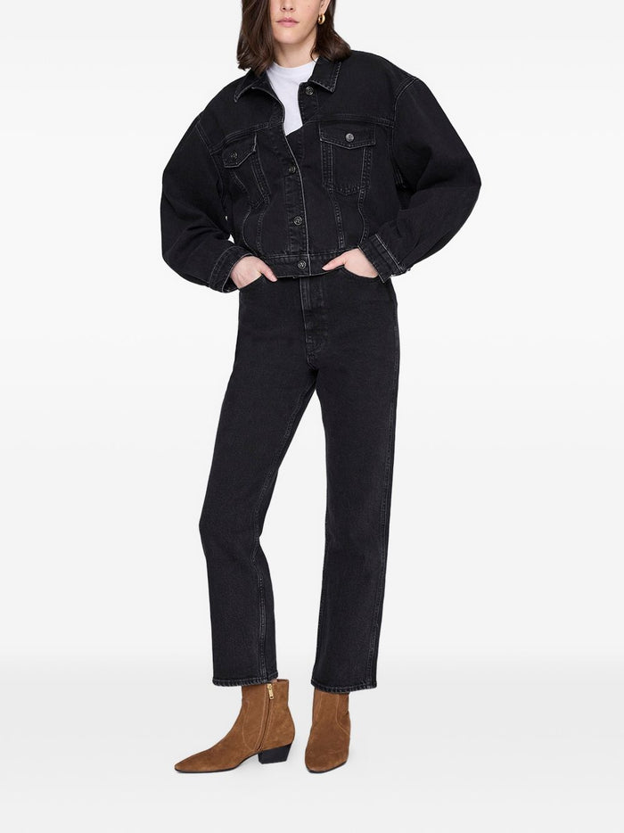 Anine Bing Giubbotto Nero Donna 4