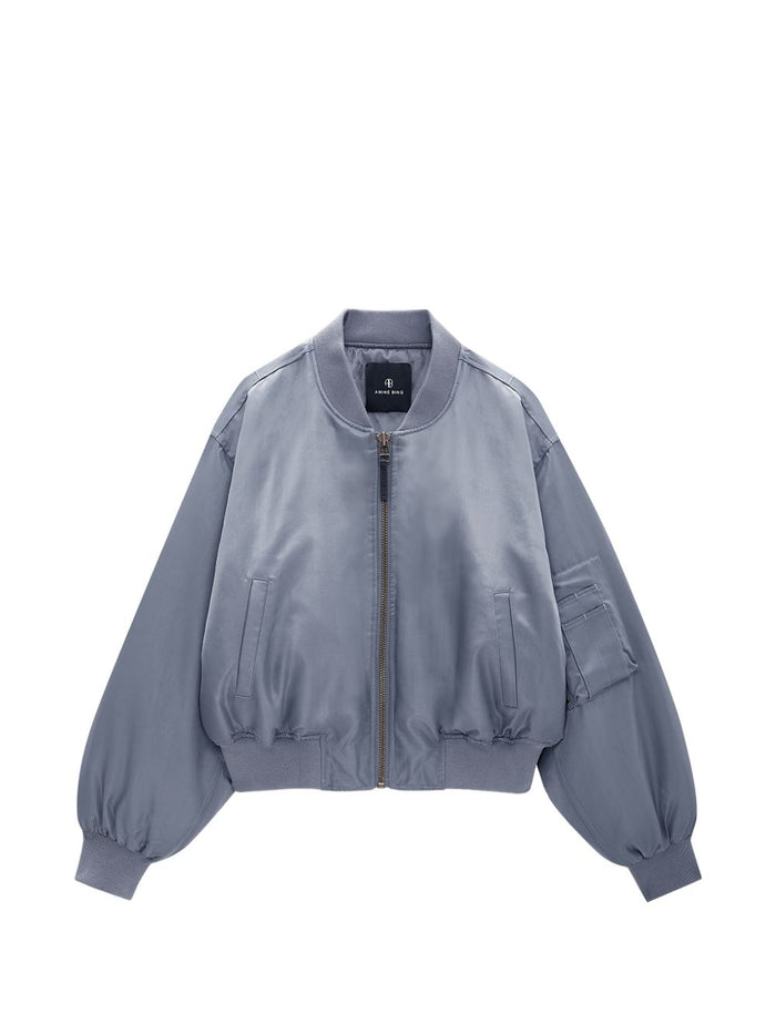 Anine Bing Giubbotto Grigio Donna 1