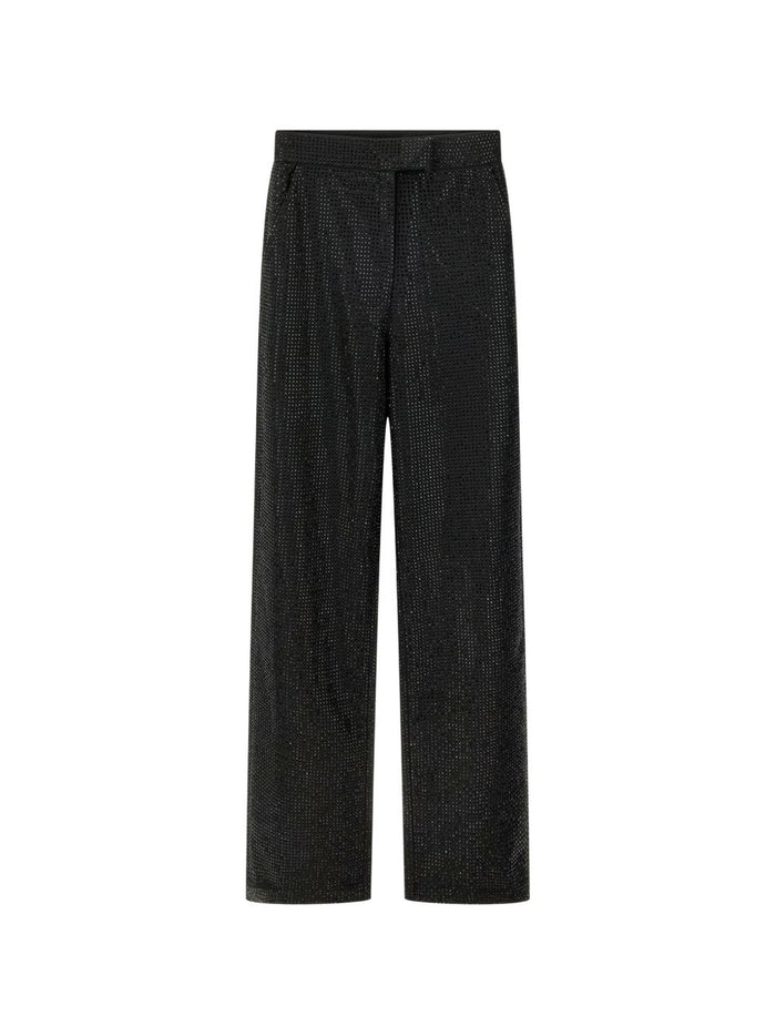 Twentyfourhaitch Pantaloni Nero Donna 1