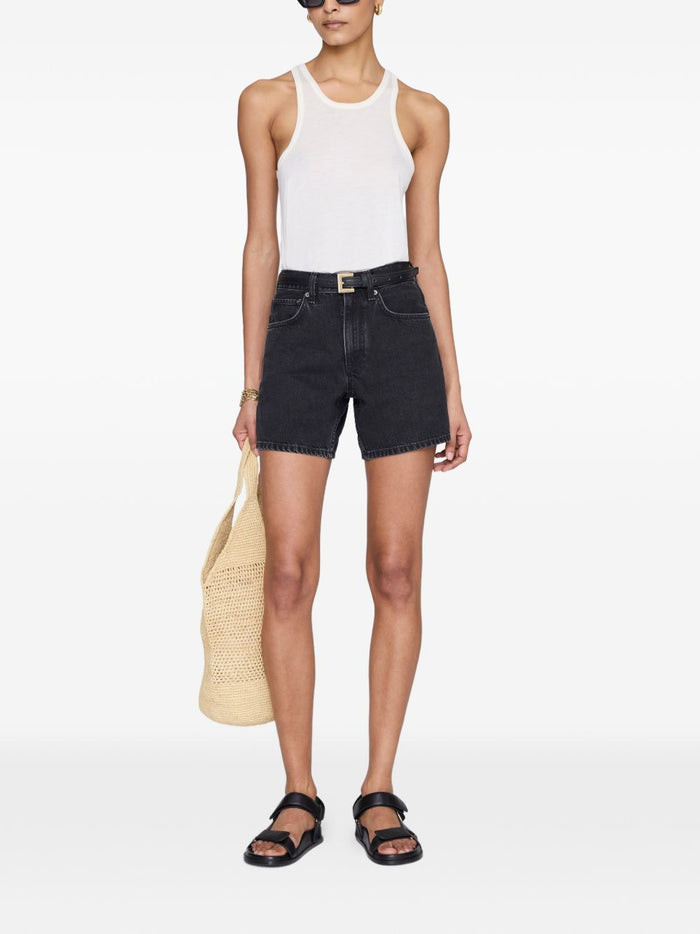Anine Bing Short Nero Donna 2