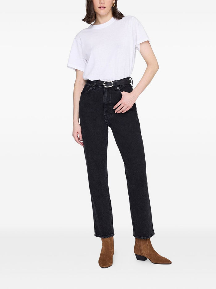 Anine Bing Jeans Nero Donna 2