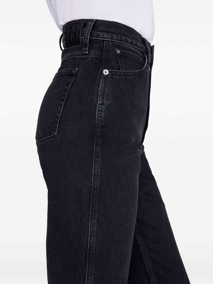 Anine Bing Jeans Nero Donna 4