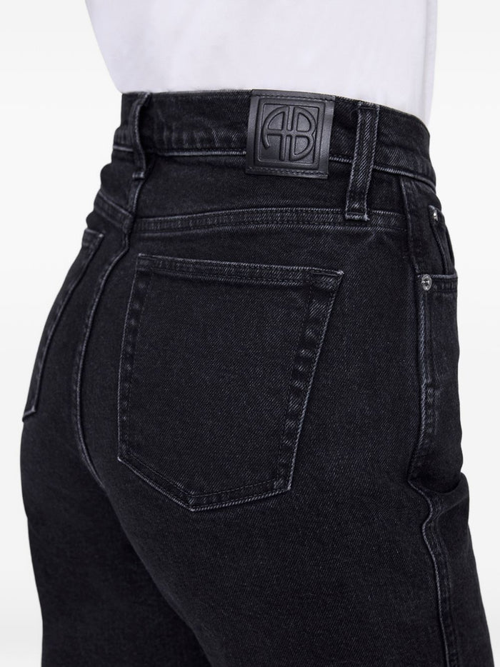 Anine Bing Jeans Nero Donna 5