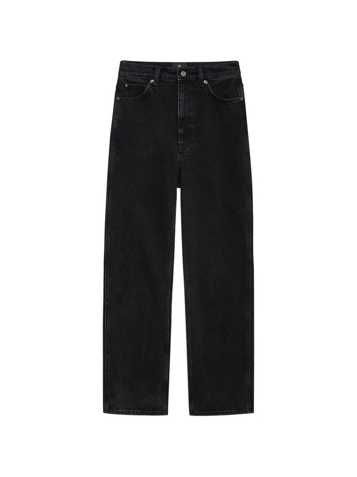 Anine Bing Jeans Nero Donna 1