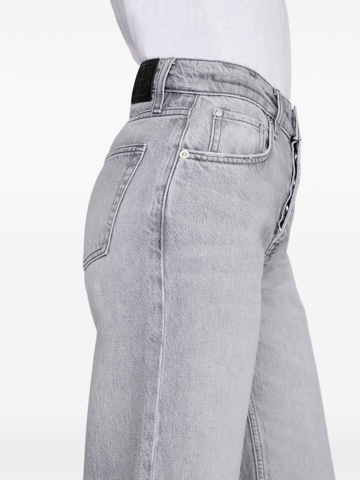 Anine Bing Jeans Grigio Donna 4
