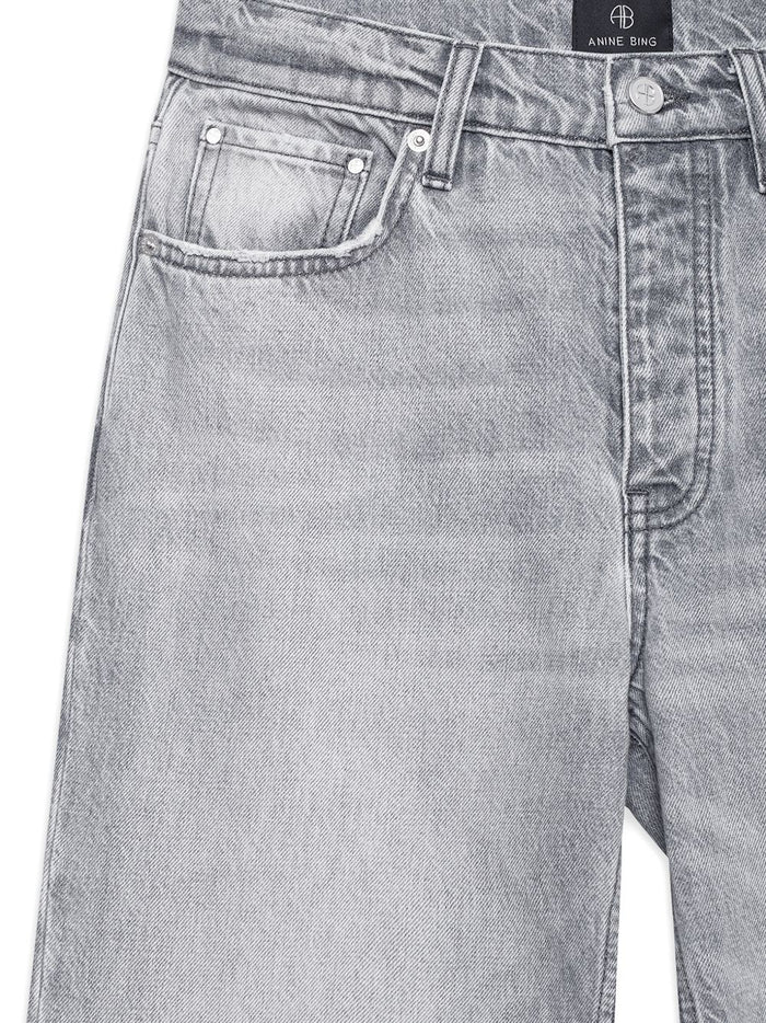Anine Bing Jeans Grigio Donna 5