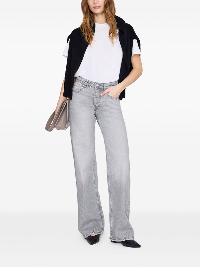 Anine Bing Jeans Grigio Donna 6