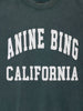 Anine Bing Felpa Verde Donna Stampa Logo California 3