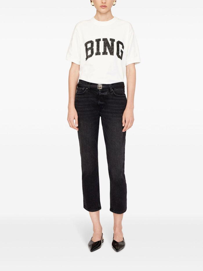 Anine Bing T-shirt Bianco Donna 3