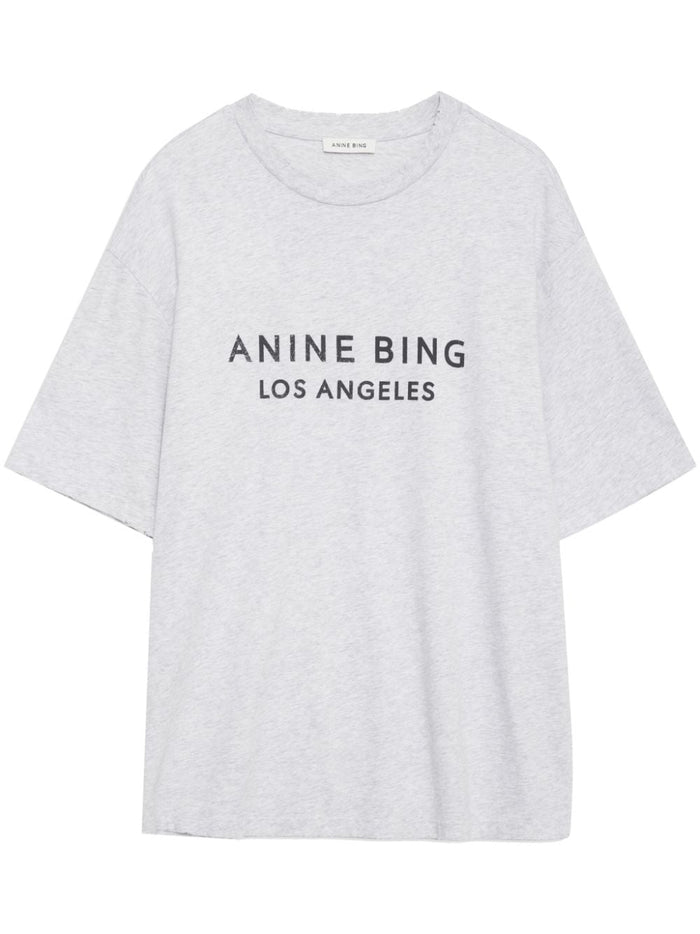 Anine Bing T-shirt Grigio Donna 1