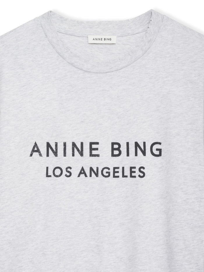 Anine Bing T-shirt Grigio Donna 3