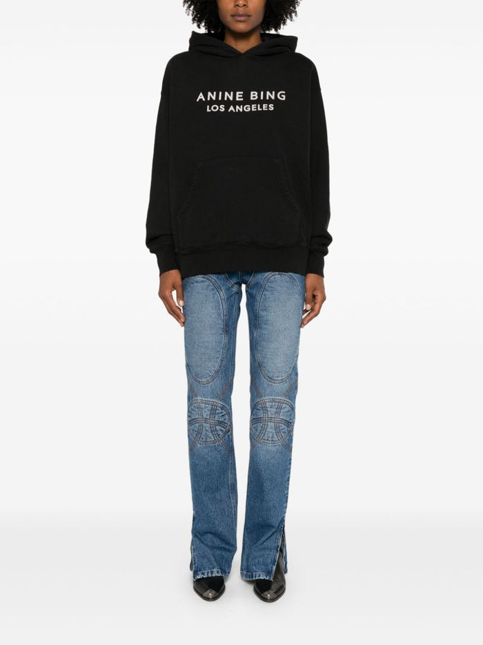 Anine Bing Sweatshirt Black Woman 5