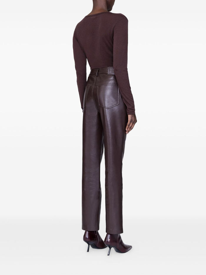 Anine Bing T-shirt Marrone Donna 2