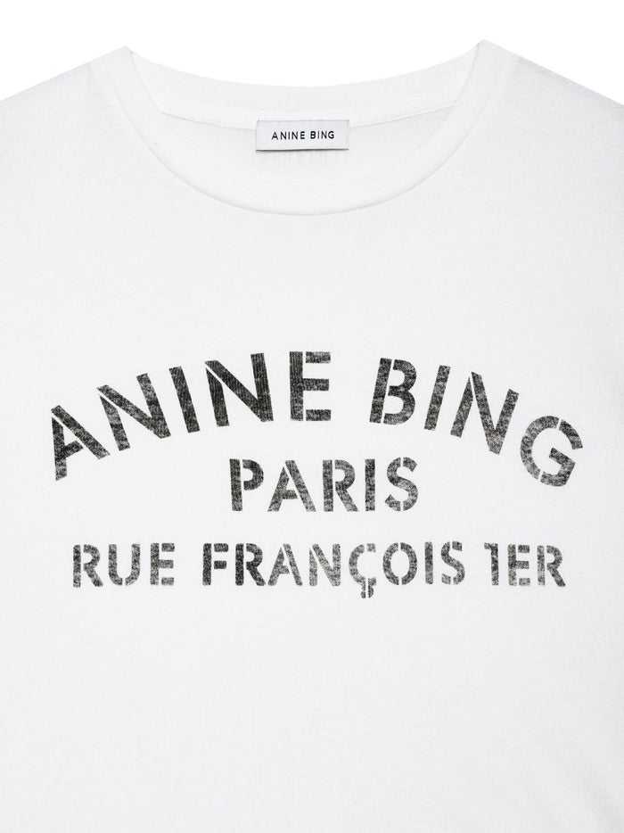Anine Bing T-shirt Bianco Donna 4
