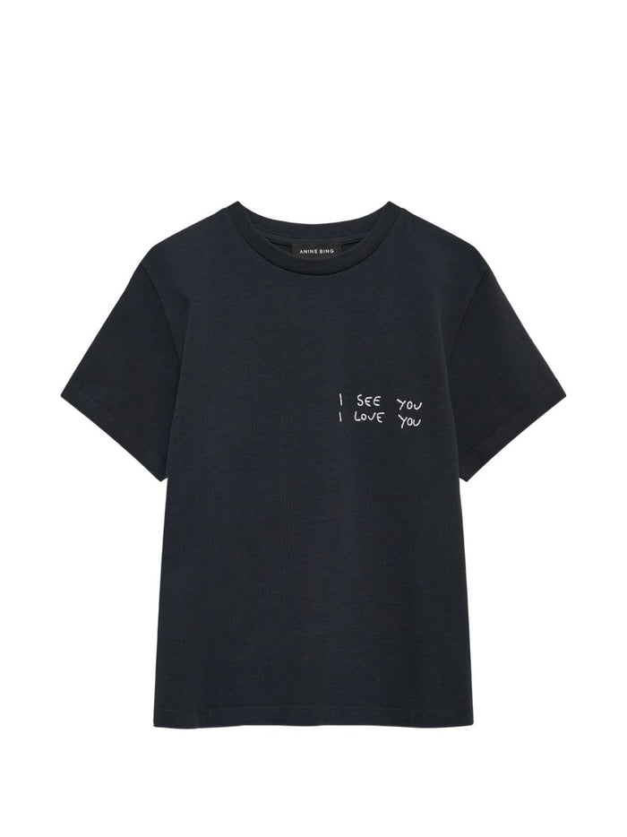 Anine Bing T Shirt Nero Donna 1