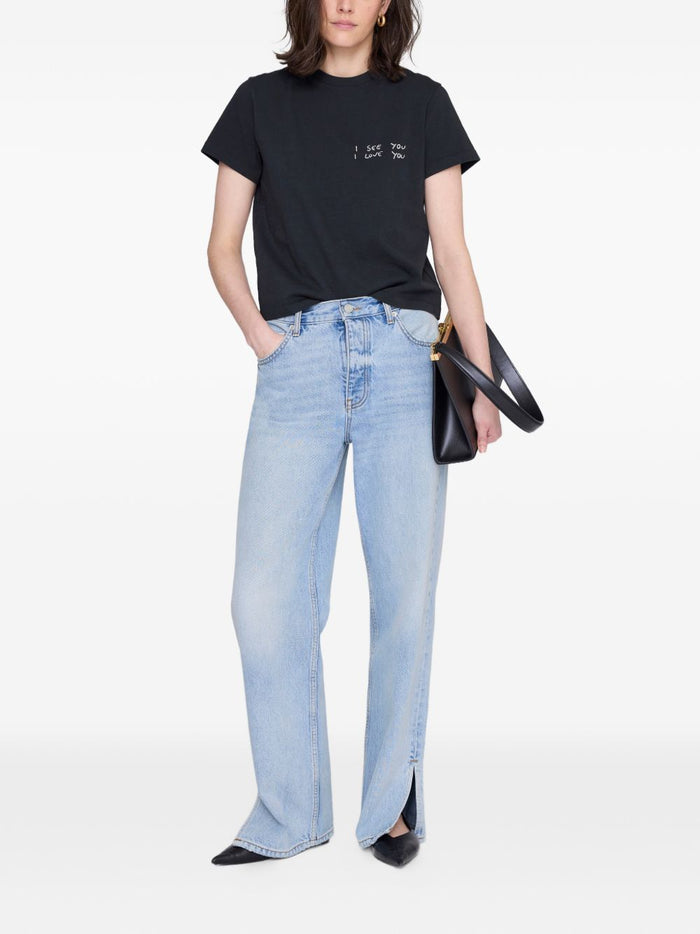 Anine Bing T Shirt Nero Donna 4