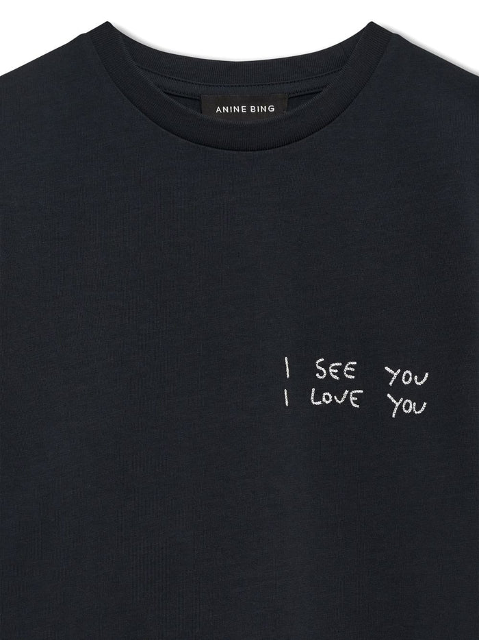 Anine Bing T Shirt Nero Donna 5