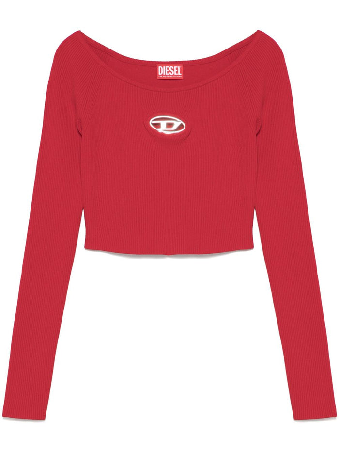 Diesel Maglia Rosso Donna 1