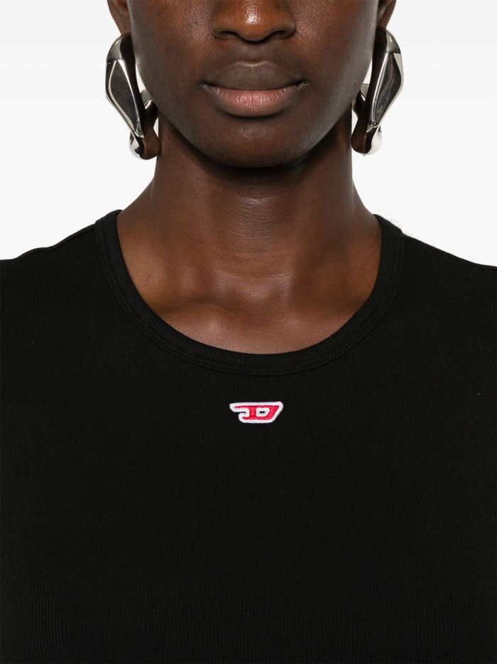 Diesel T-shirt Black Woman 5