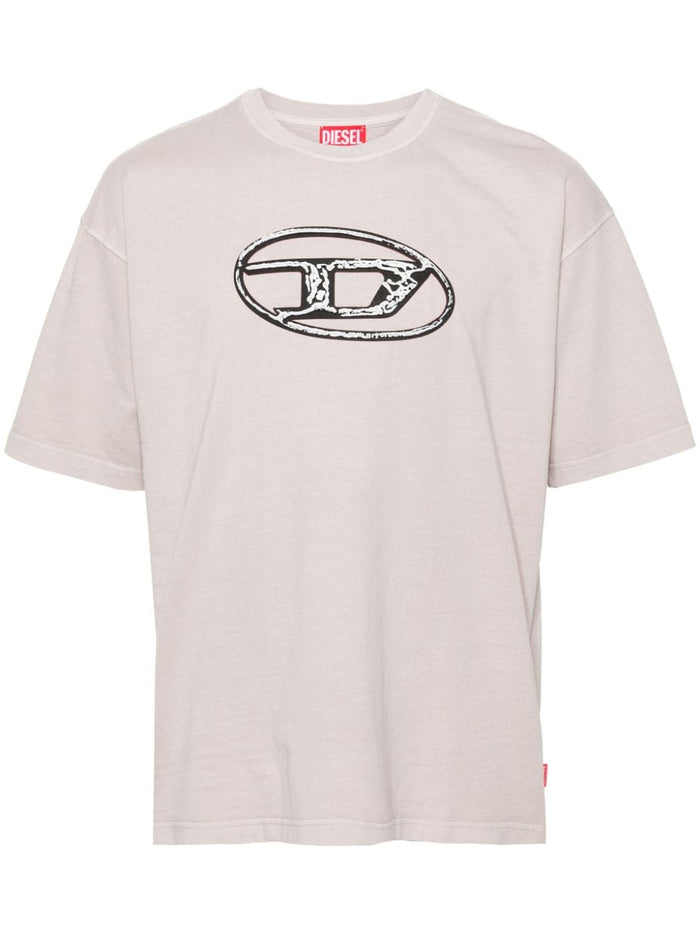 Diesel T-shirt Beige Uomo Boxt 5