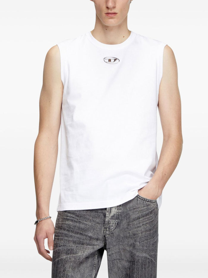 Diesel Tank Top White Men 2