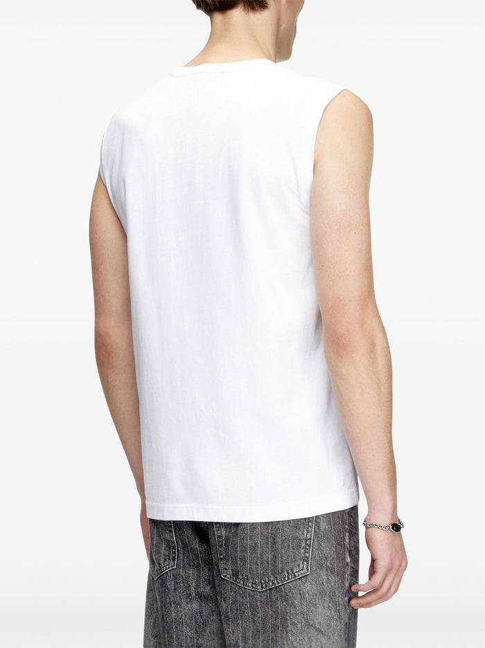 Diesel Tank Top White Men 3