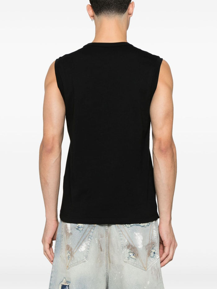 Diesel Tank Top Black Men 4