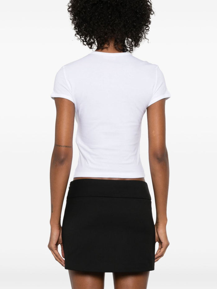 Diesel T-Shirt Weiß Damen T-Uncutie-Long-Od 3