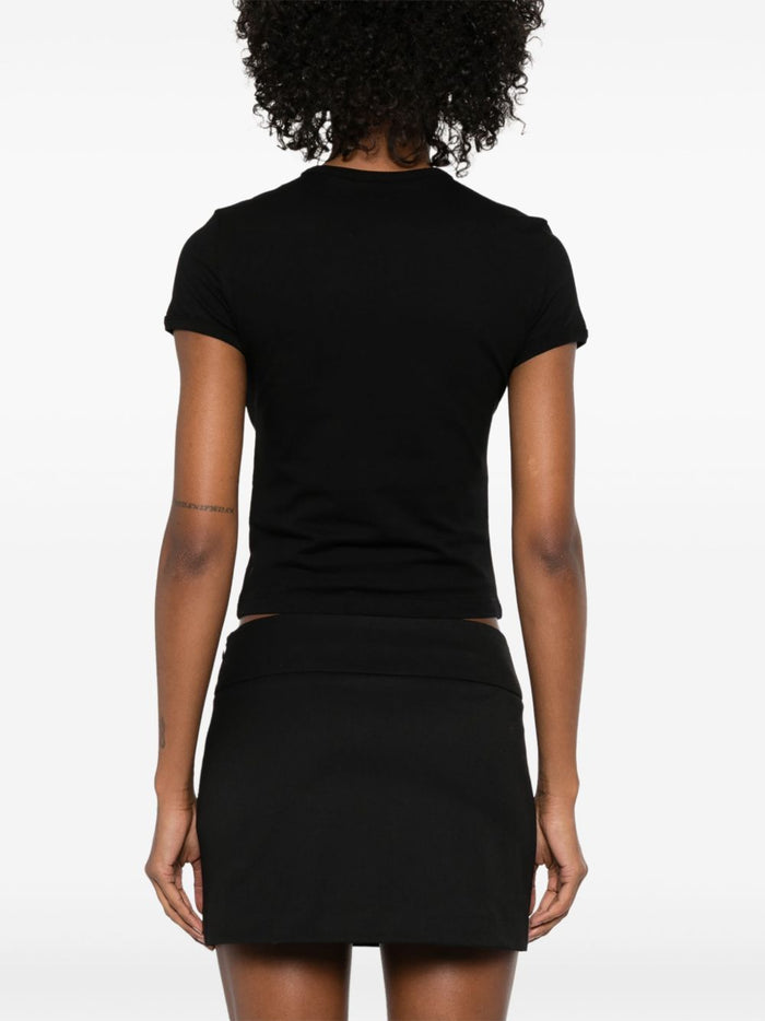 Diesel T-Shirt Schwarz Damen T-Uncutie-Long-Od 3