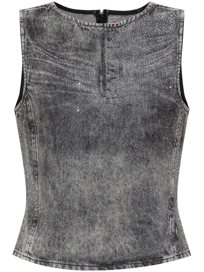 Diesel Top Blu Donna 1