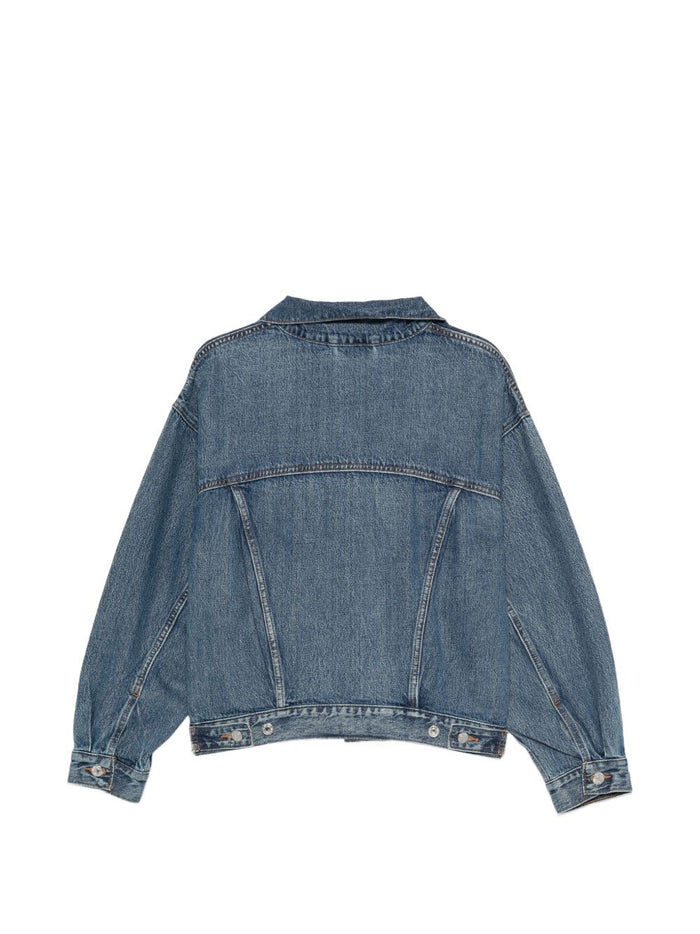 Levi's Giubbotto Blu Donna '90s Trucker 2