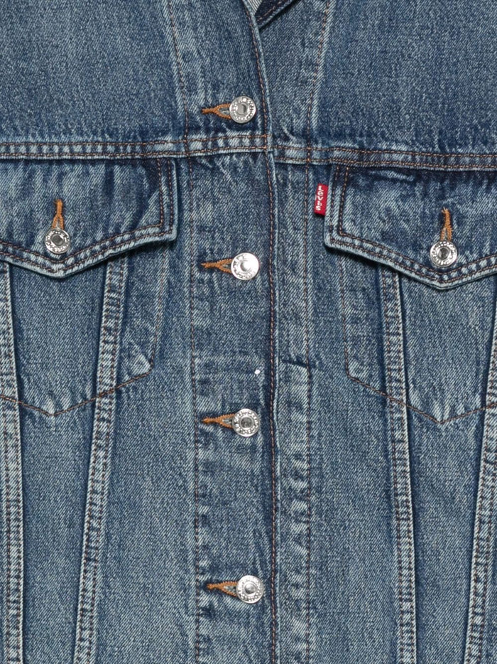 Levi's Giubbotto Blu Donna '90s Trucker 3