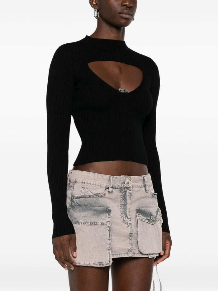 Diesel Damen Pullover in schwarz 1