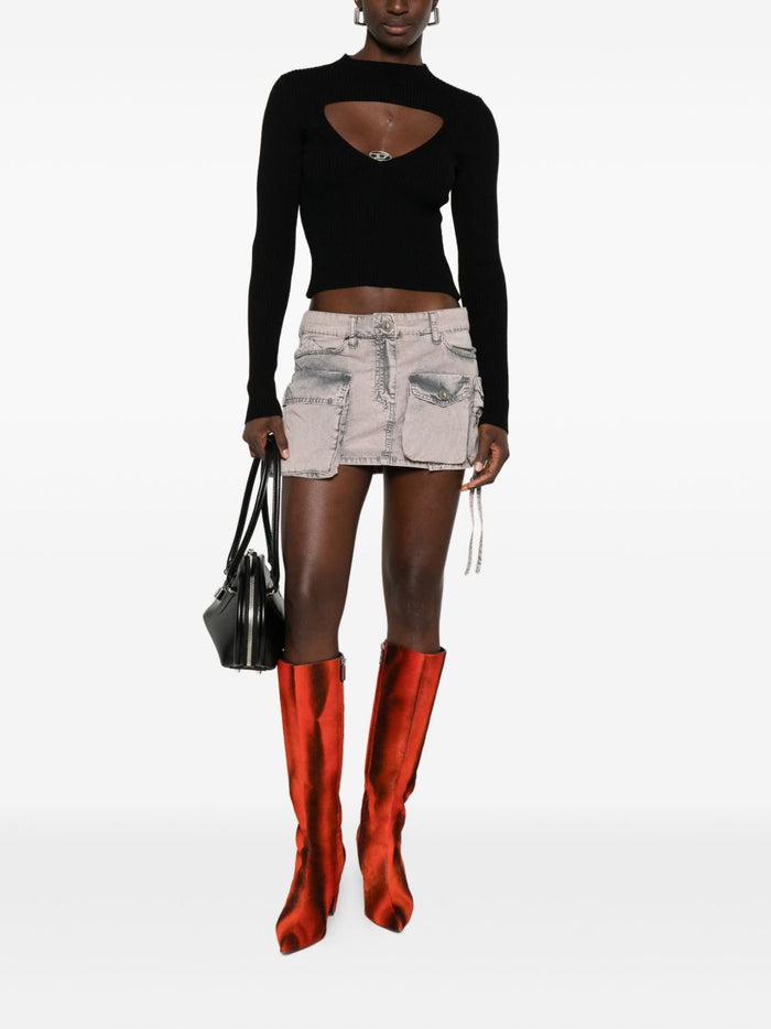 Diesel Damen Pullover in schwarz 2