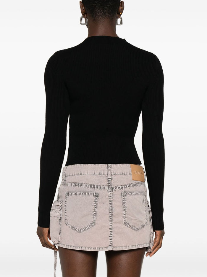 Diesel Damen Pullover in schwarz 3