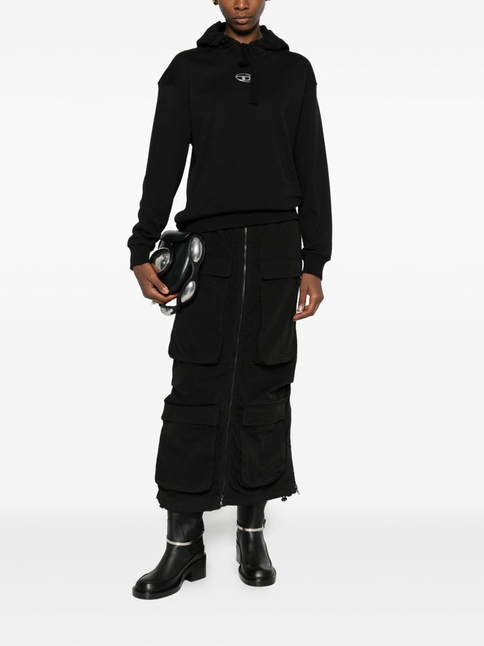 Diesel Damen Sweatshirt in schwarz 2