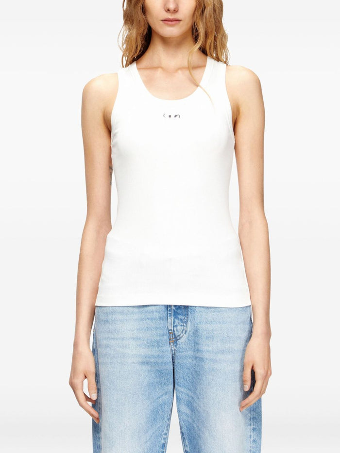 Diesel Canotta T-Anki-Od Donna Bianco 1