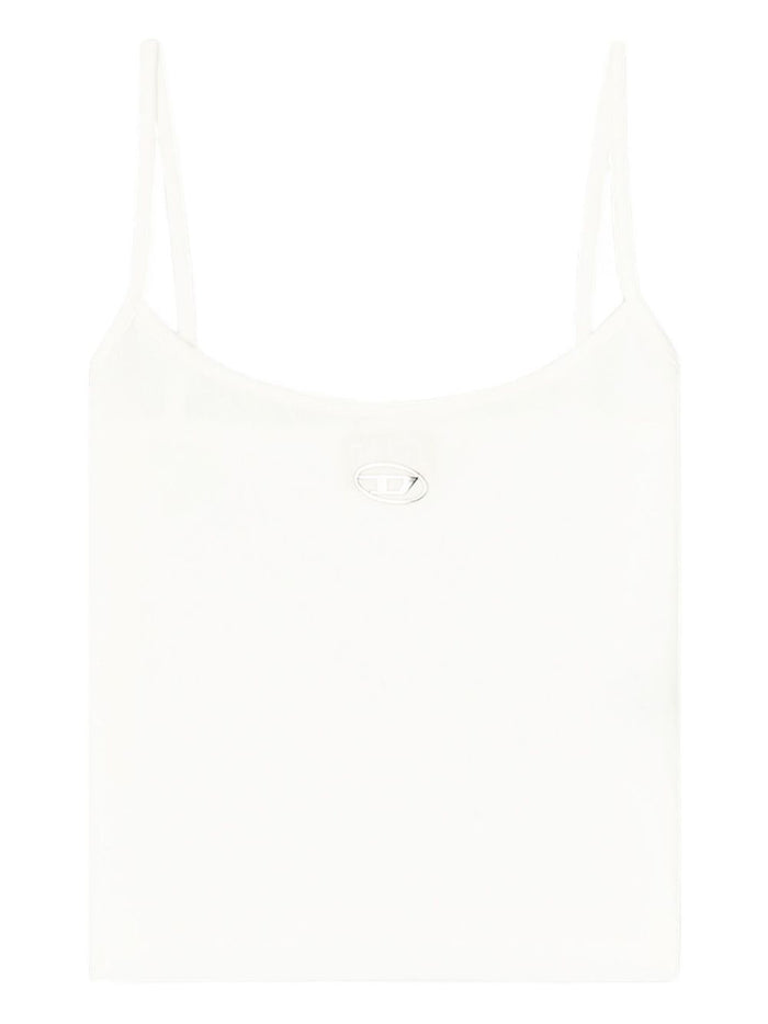 Diesel Oval D Tank Top Women's White 4