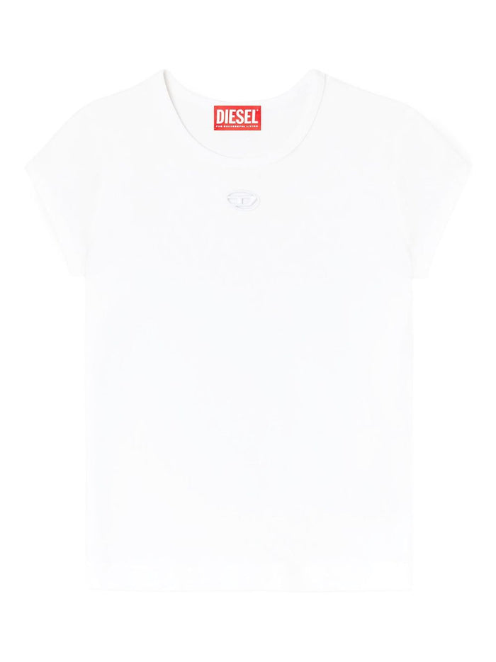 Diesel T-Shirt T-Angie Donna Bianco 4