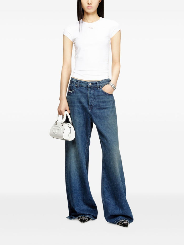 Diesel T-Shirt T-Angie Donna Bianco 2