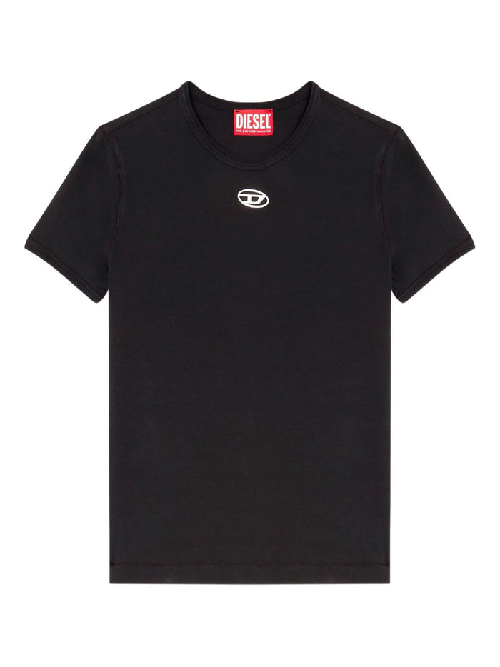 Diesel T-Shirt T-Uncutieslong-Od Donna Nero 4