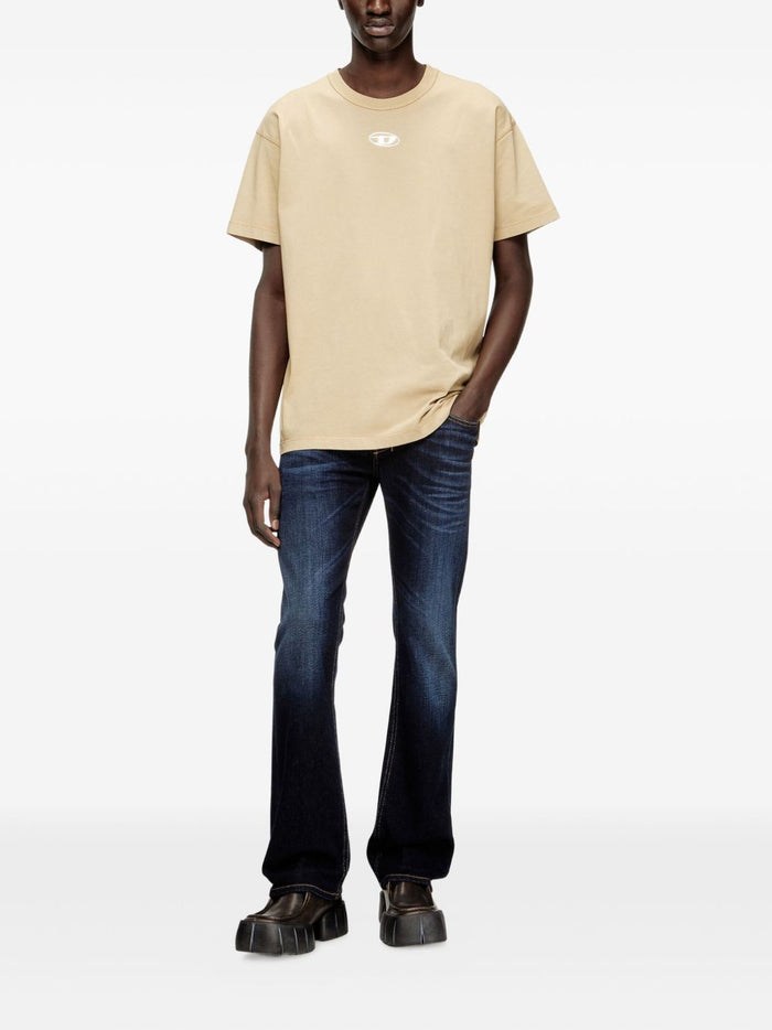 Diesel T Shirt T-Norm-IOD Uomo Beige 2