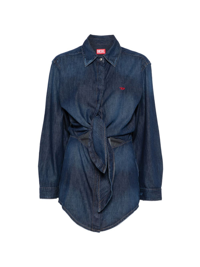 Diesel Giacca Nodo Donna Blu 5