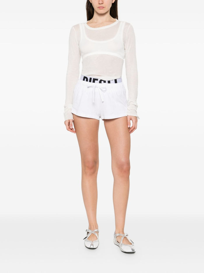 Diesel Short Miranda-D-Pop Donna Bianco 2