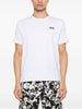 Gcds T-shirt Bianco Uomo Micro Logo 1